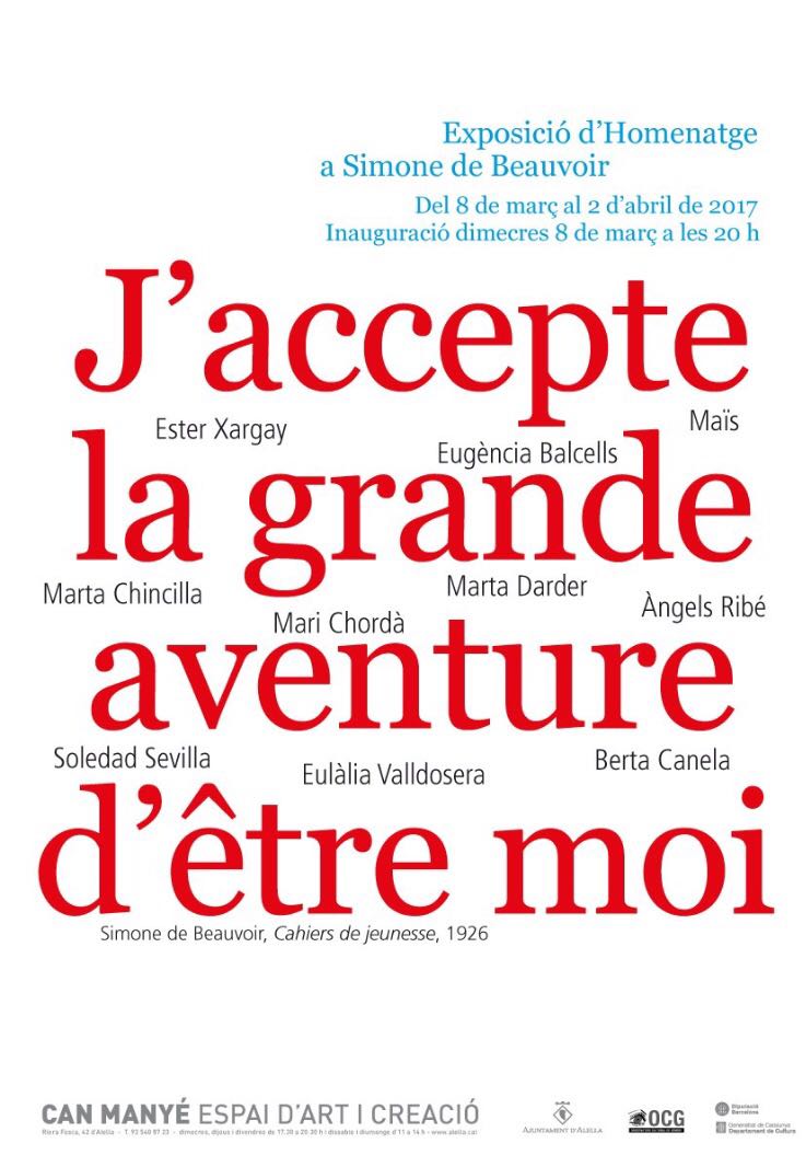8 de març 2017, homenatge a Simone de&nbsp;Beauvoir