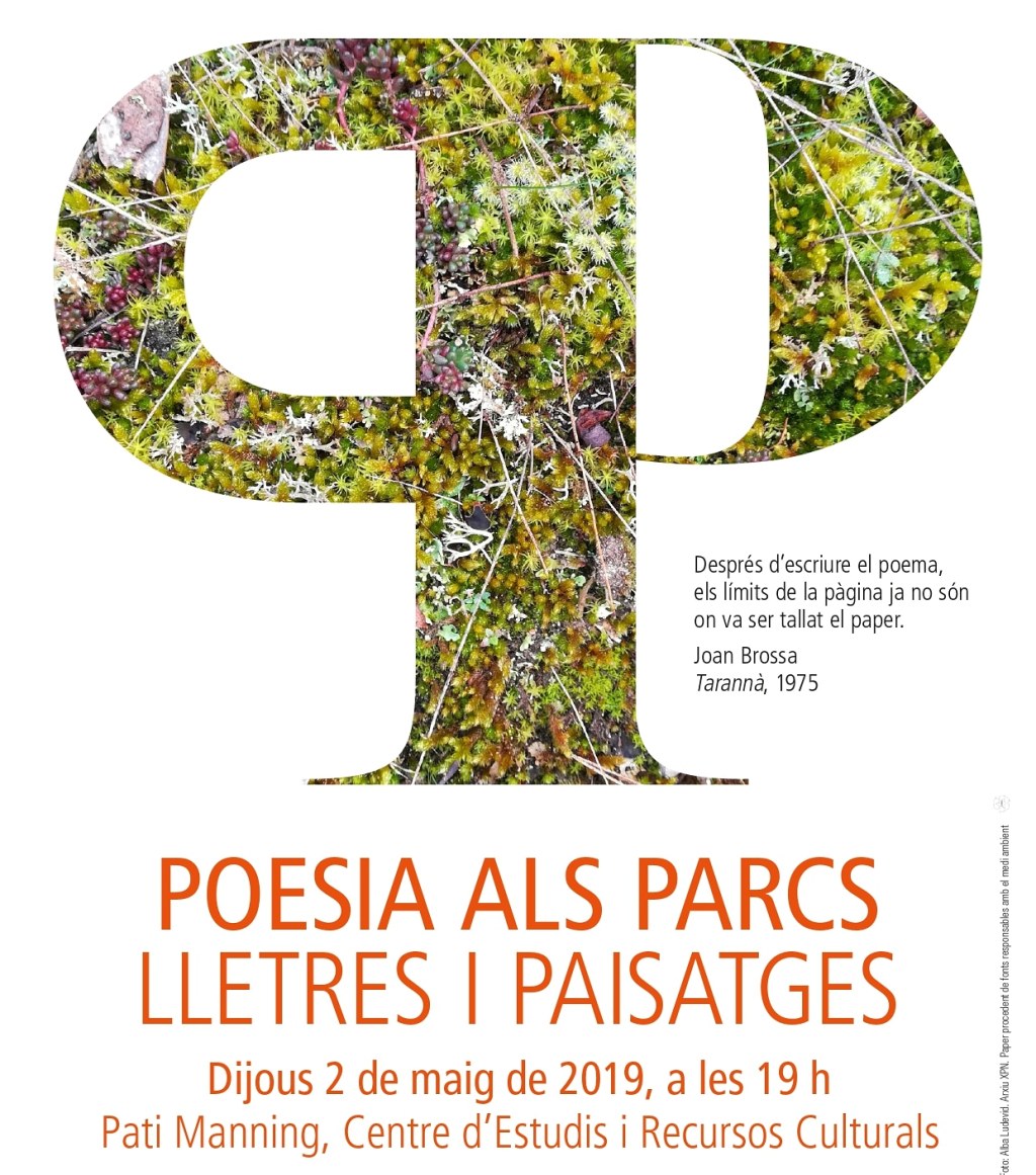 Presentem Poesia als Parcs 2019
